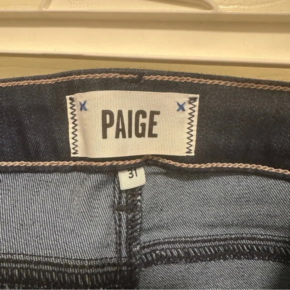 Paige Verdugo Ankle Dark Wash Jeans Women's Size 31 - Picture 3 of 5